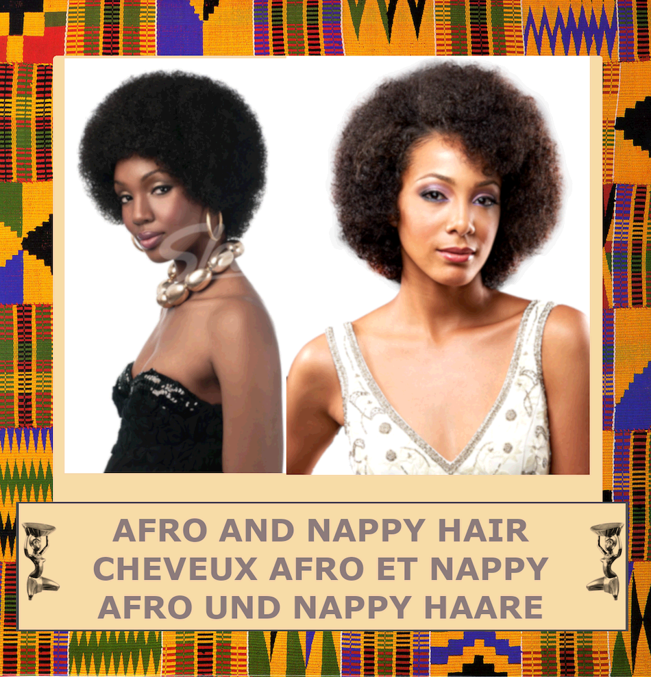 Afro hair style