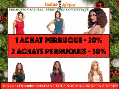 Promotion des Perruques Synthétiques à Inside Africa Akwaaba