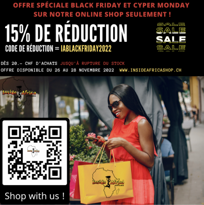 15 pourcent de reduction black friday et cyber monday avec le QR code une dame avec une rose rouge tenant son téléphone