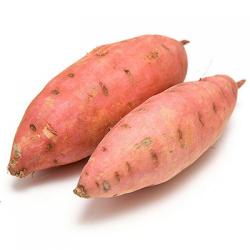 Pink sweet potatoes