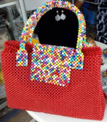  Multicolor Beaded Bag